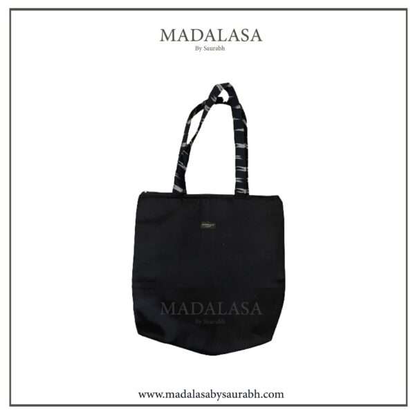 Tote  bag-18×18 inch- Ikat Grey - Image 2
