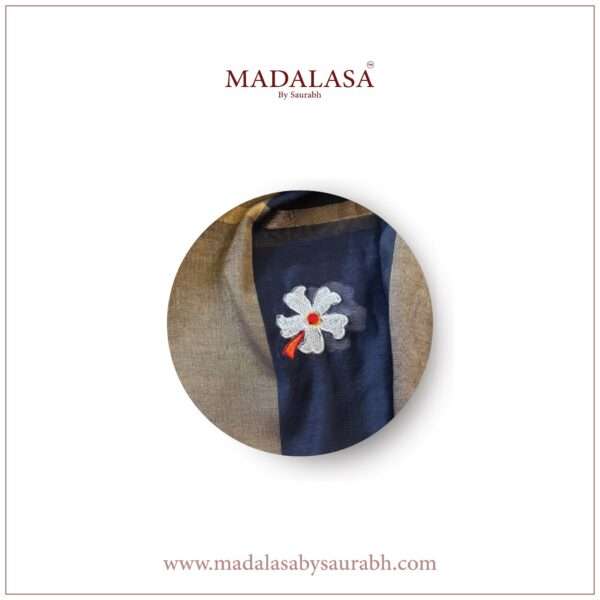 Shiuli Dupatta-Blue - Image 2