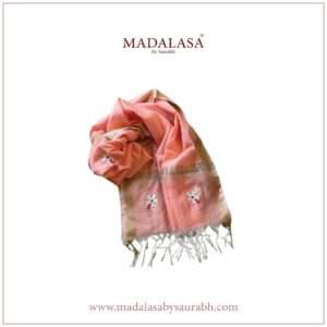 Shiuli Dupatta-Light pink