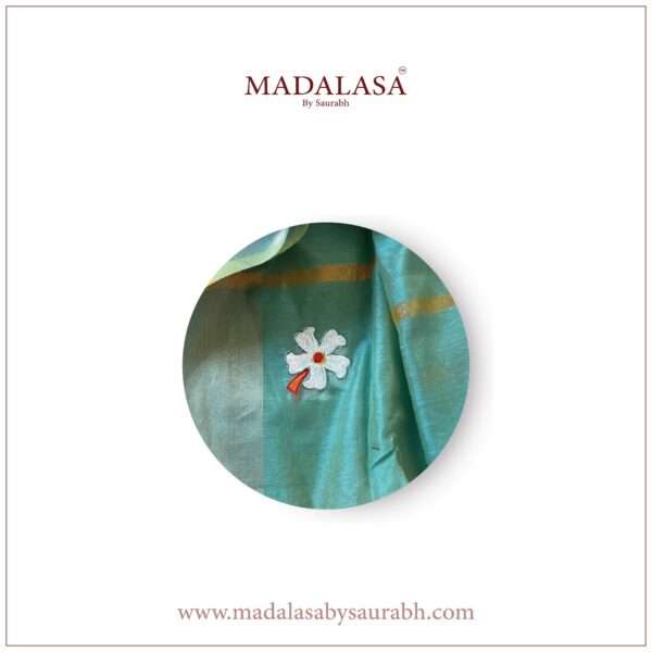 Shiuli Dupatta-Pastel blue - Image 2