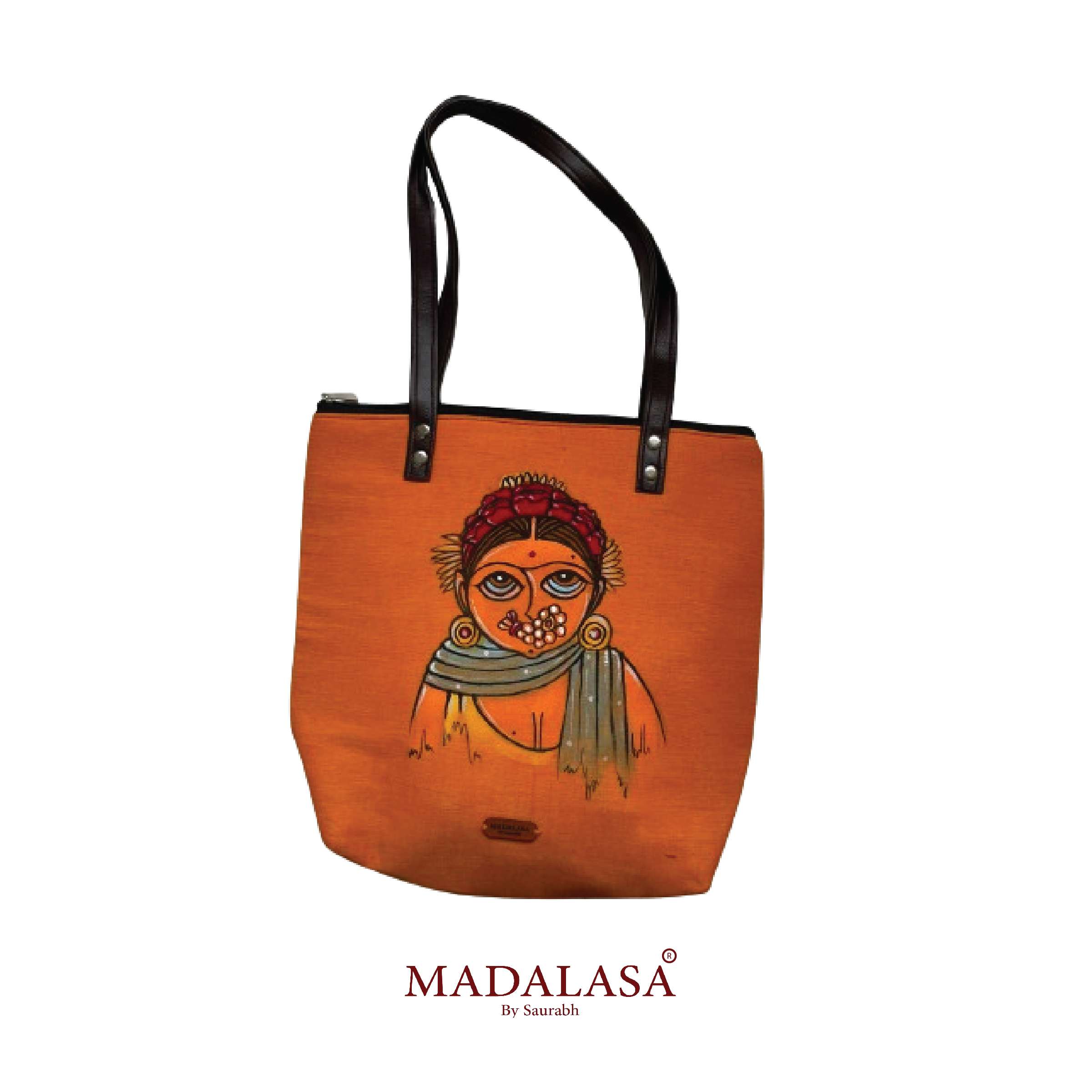 Orange Frida Tote